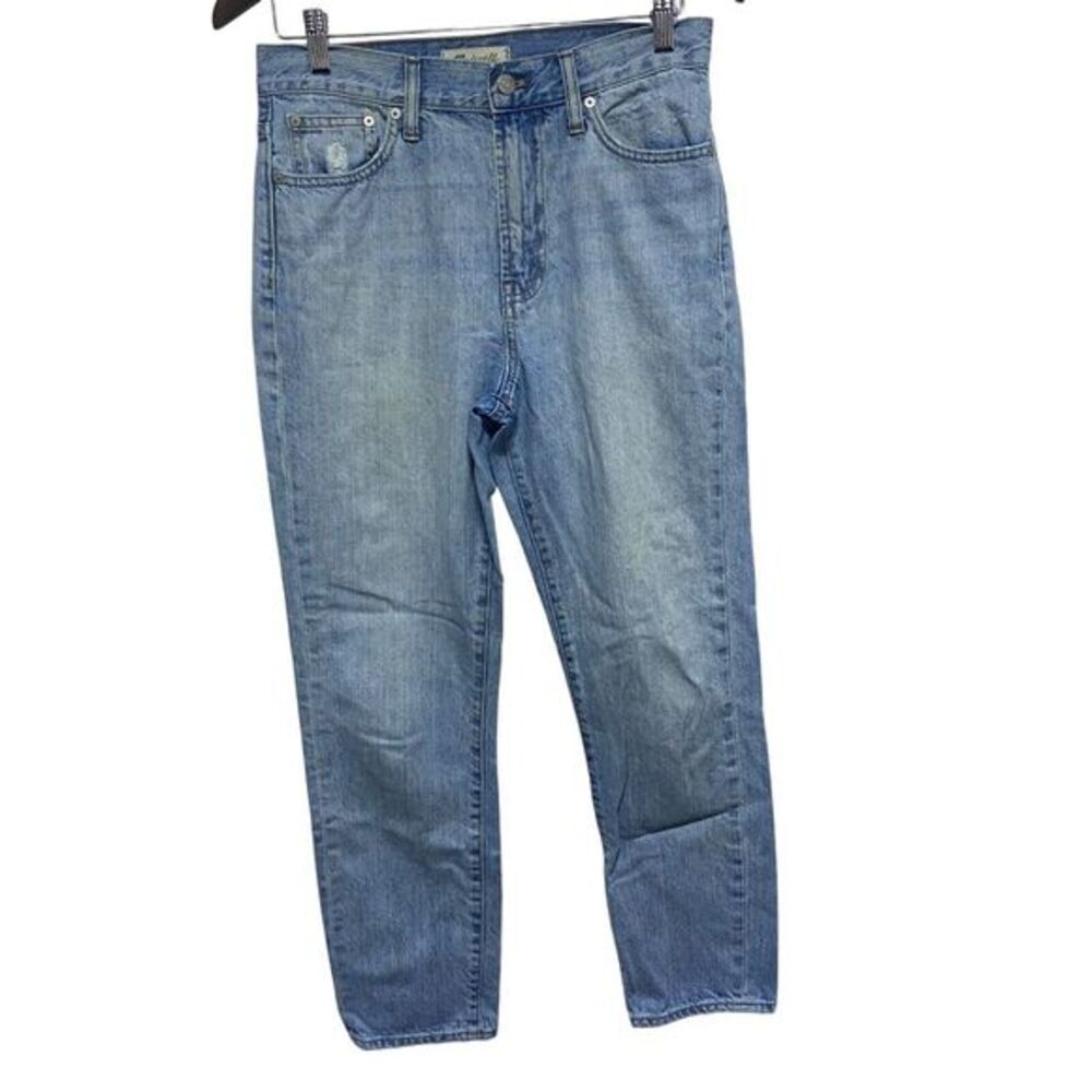Madewell Jeans Women 27 Perfect Vintage Light Wash High Rise Ankle Length Cotton